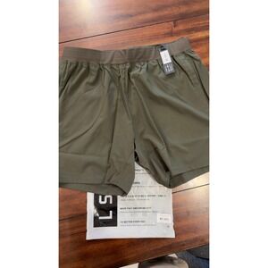 LSKD Challenger 6" Performance Short Linerless Forest Night XL Forest NWT NEW